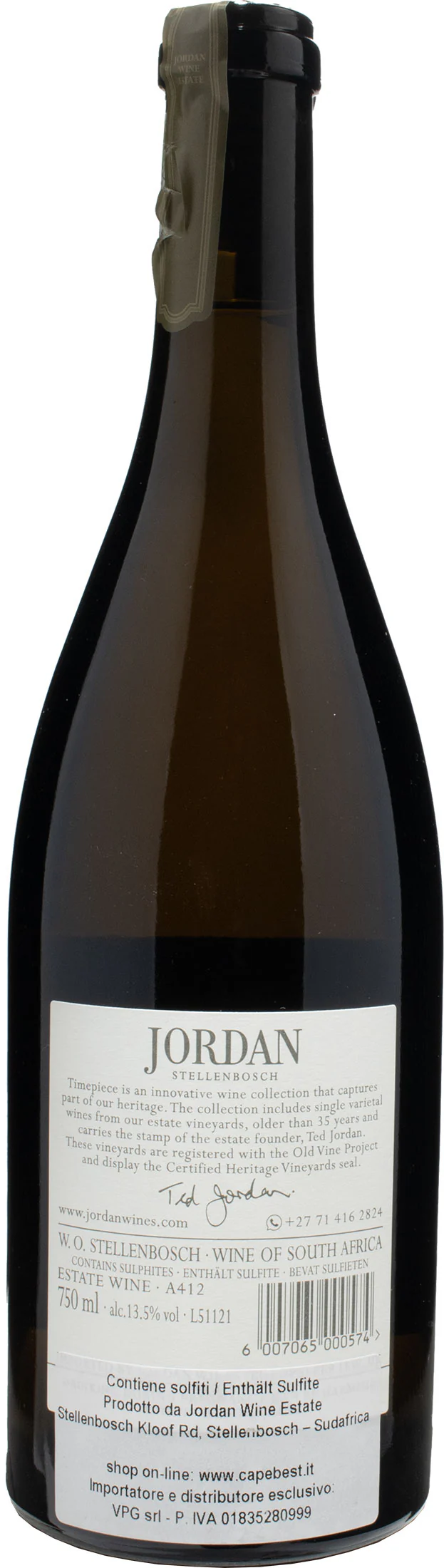 Jordan Timepiece Sauvignon Blanc 2021 - Image 2
