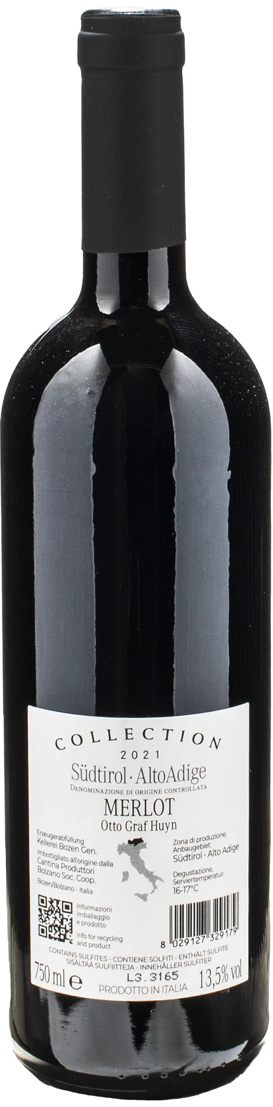 Kellerei Bozen Otto Graf Huyn Merlot 2021 - Image 2