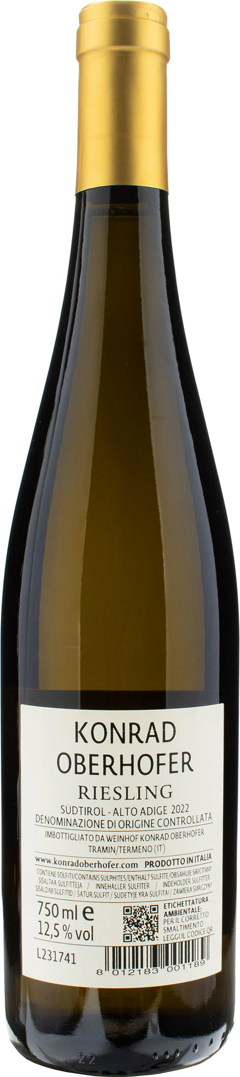 Konrad Oberhofer Sudtirol Riesling 2022 - Image 2