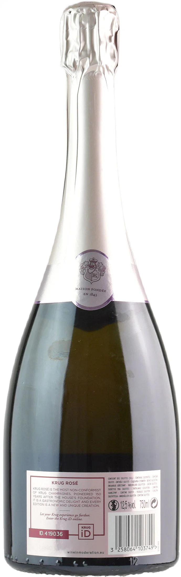 Krug Champagne Rose 25eme Edition - Image 2