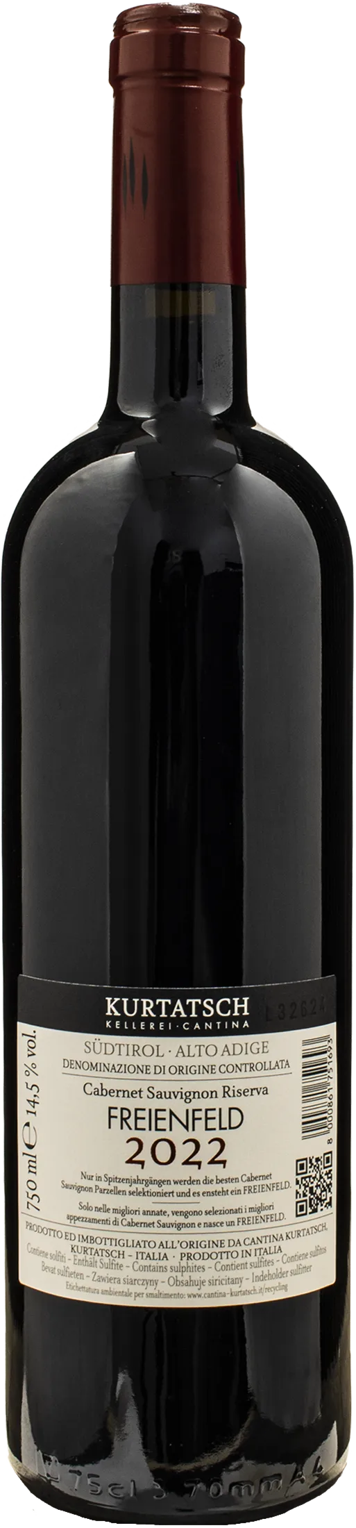 Kurtatsch Cabernet Sauvignon Freienfeld Riserva 2022 - Image 2