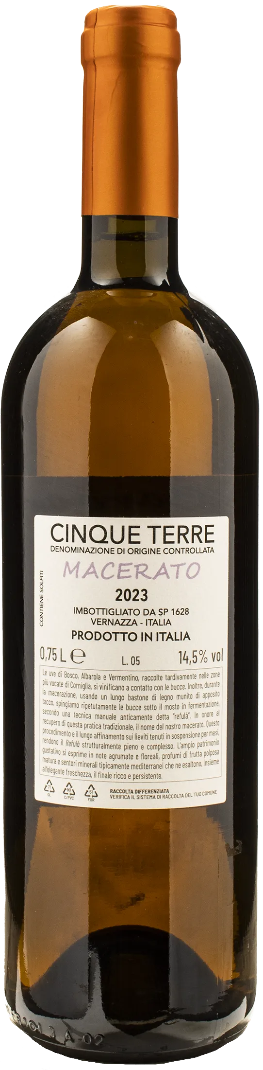 La Baracca 5 Terre Bianco Macerato 2023 - Image 2