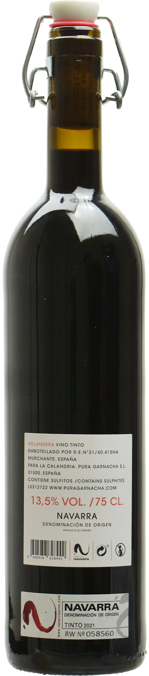 La Calandria Navarra Volandera Garnacha 2021 - Image 2