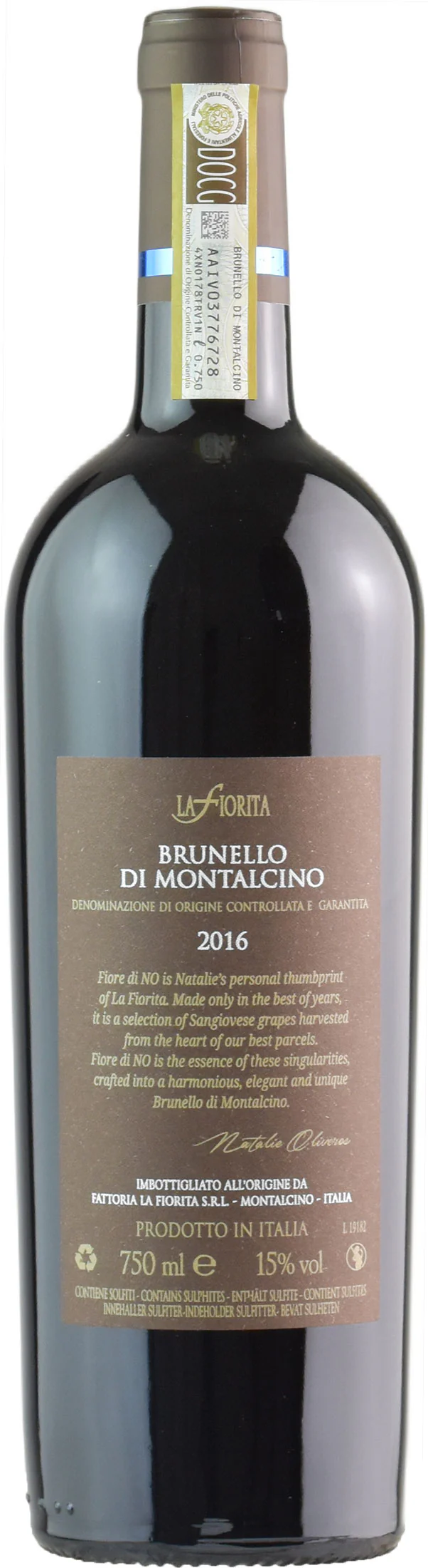 La Fiorita Brunello Montalcino Fiore di No 2016 - Image 2