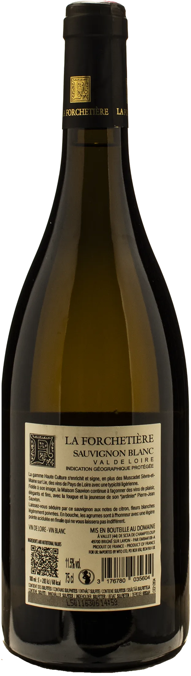 La Forchetiere Val de Loire Sauvignon Blanc 2024 - Image 2