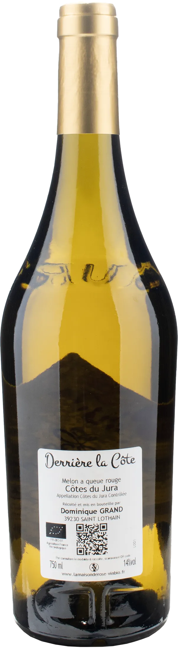 La Maison de Rose Cotes du Jura Blanc Derriere La Cote 2022 - Image 2