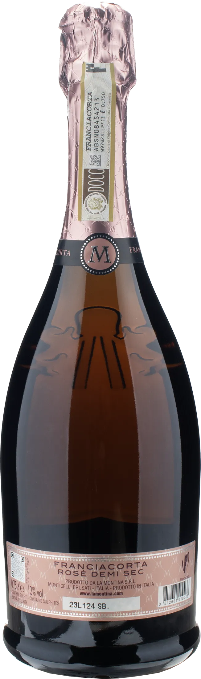 La Montina Franciacorta Rosè Demi Sec - Image 2