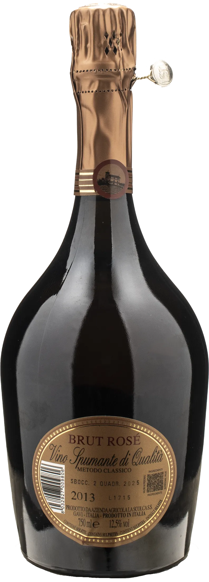 La Scolca Soldati d'Antan Rosè Metodo Classico Brut Millesimato 2013 - Image 2