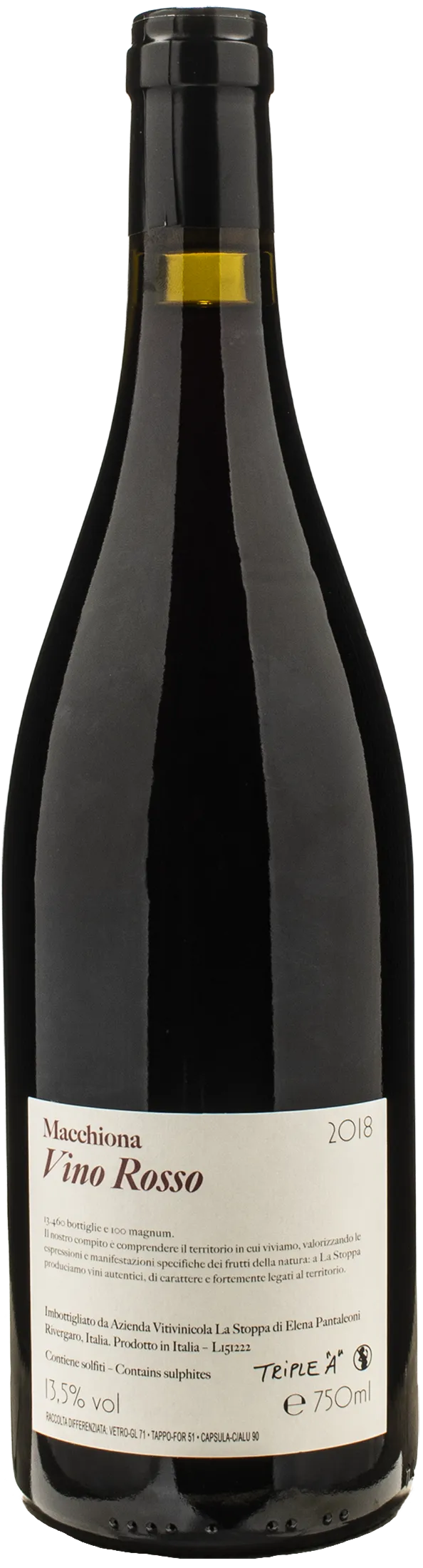 La Stoppa Macchiona 2018 - Image 2