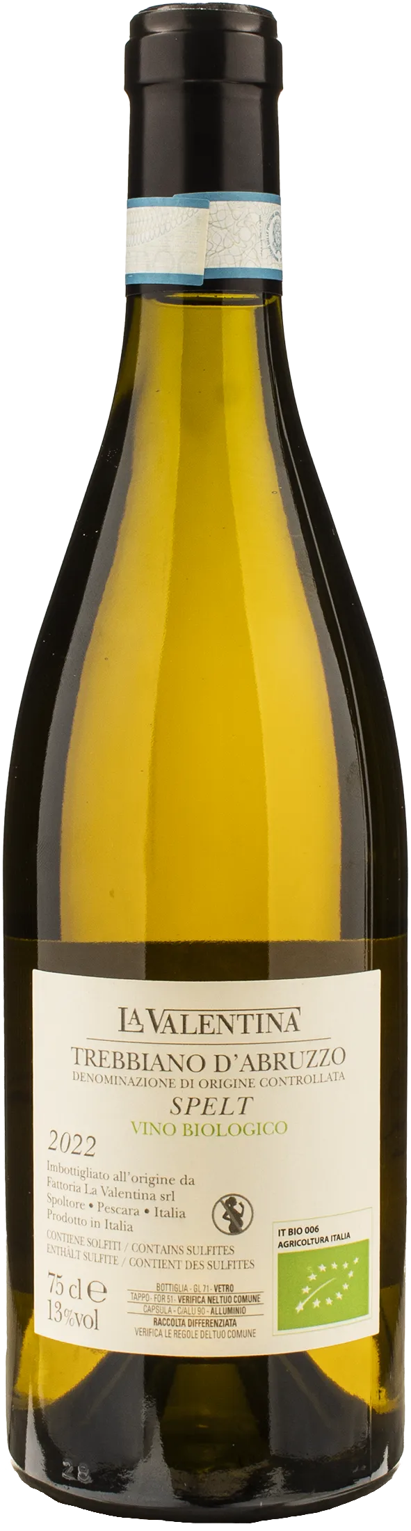 La Valentina Trebbiano d'Abruzzo Spelt 2022 - Image 2