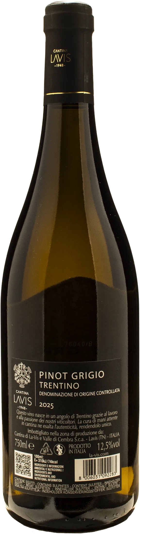 La Vis Trentino Pinot Grigio 2025 - Image 2