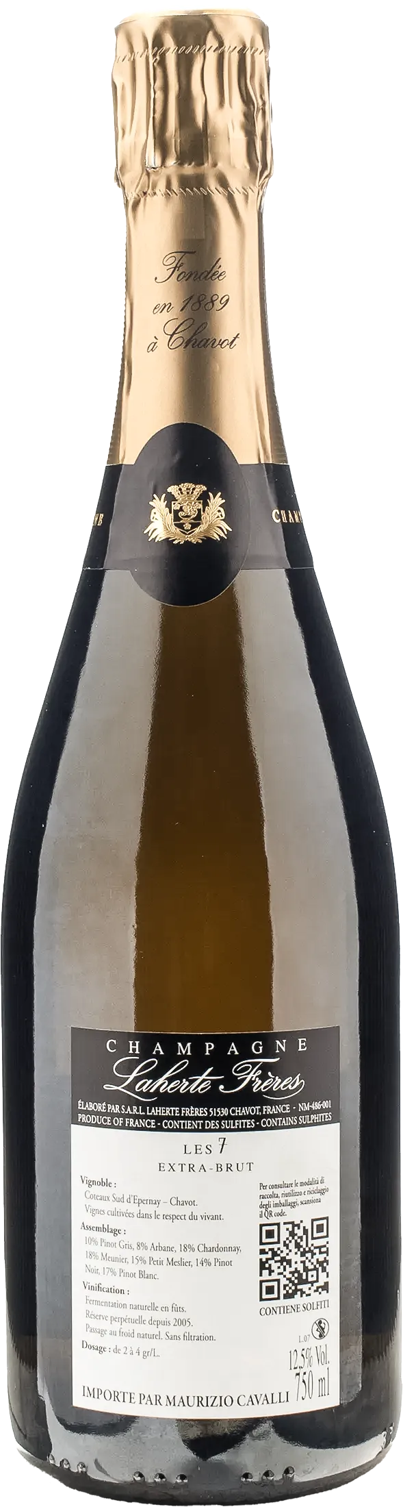 Laherte Freres Champagne Les 7 Solera Extra Brut - Image 2