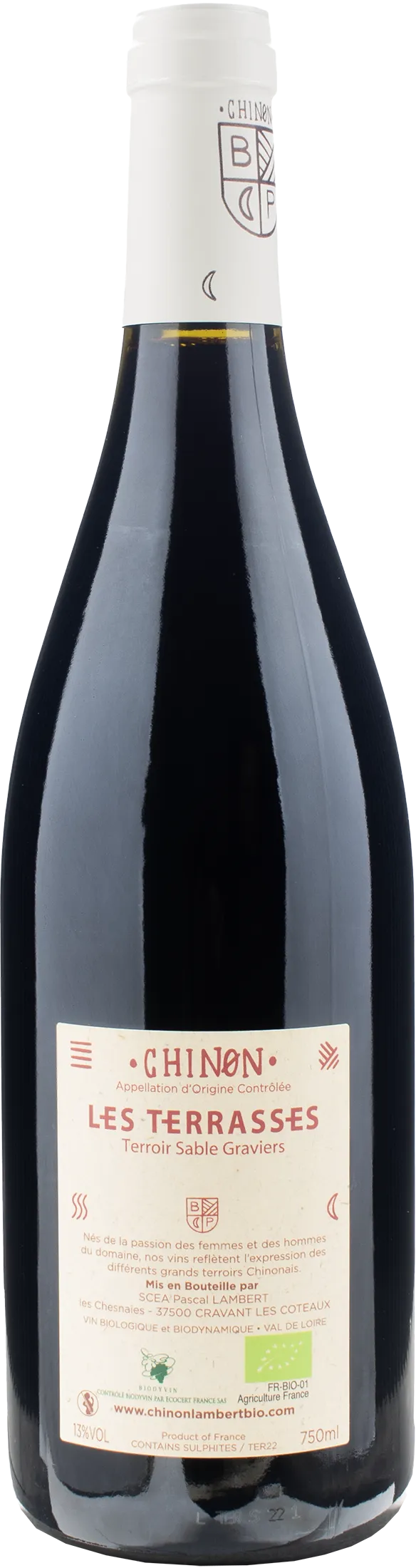 Lambert Chinon Rouge Cuvee Les Terrasses 2022 - Image 2