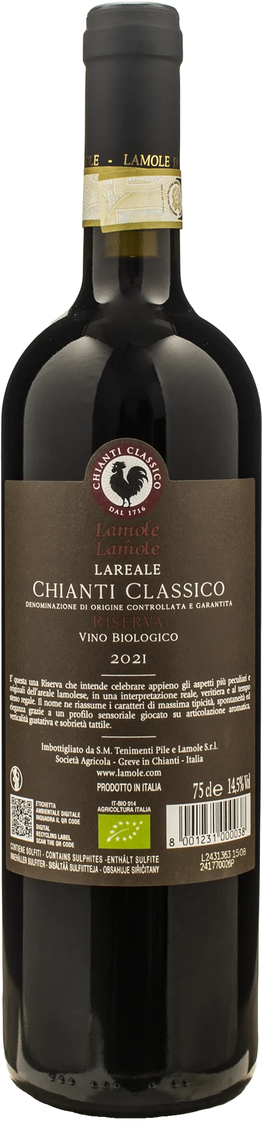 Lamole di Lamole Chianti Classico Lareale Riserva 2021 - Image 2