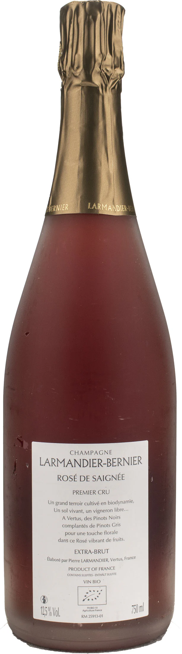 Larmandier Bernier Champagne 1er Cru Rosè de Saignee Extra Brut - Image 2