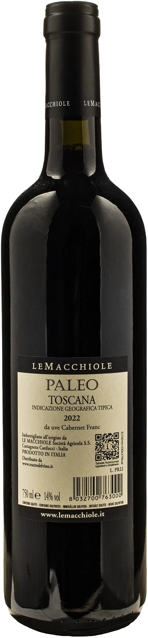 Le Macchiole Paleo Rosso 2022 - Image 2