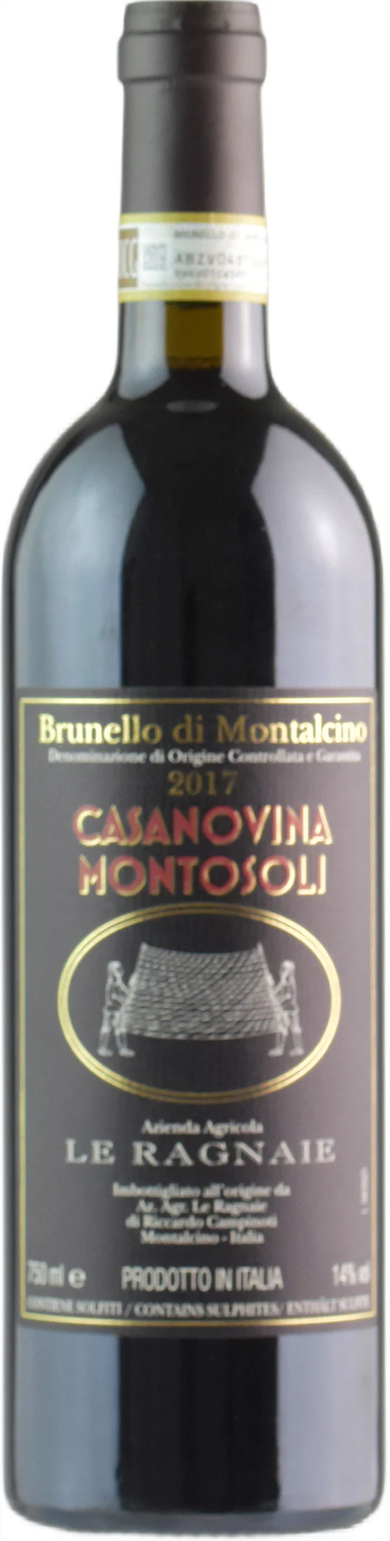 Le Ragnaie Brunello Montalcino Casanovina Montosoli 2017