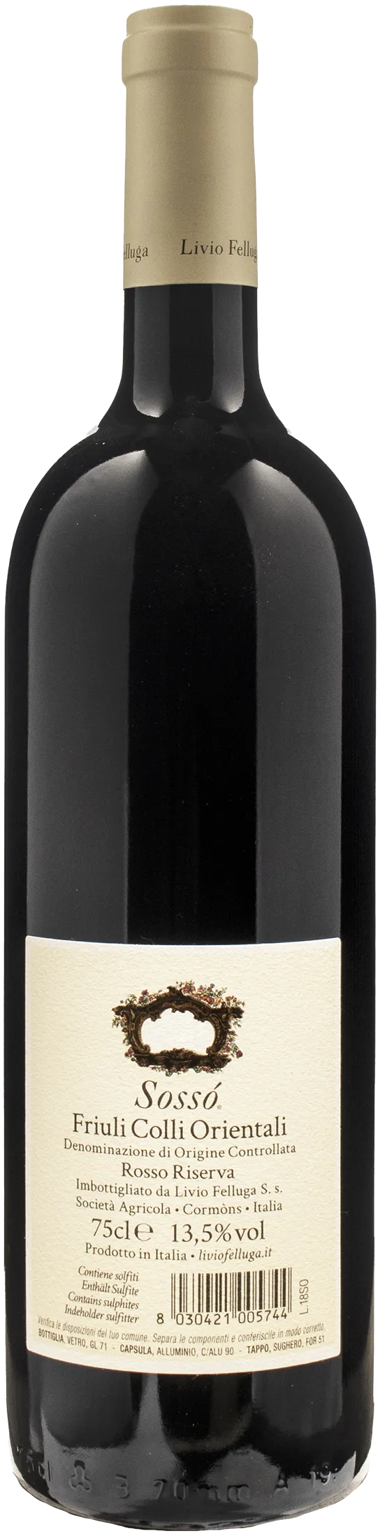 Livio Felluga Sosso Rosso Riserva 2018 - Image 2