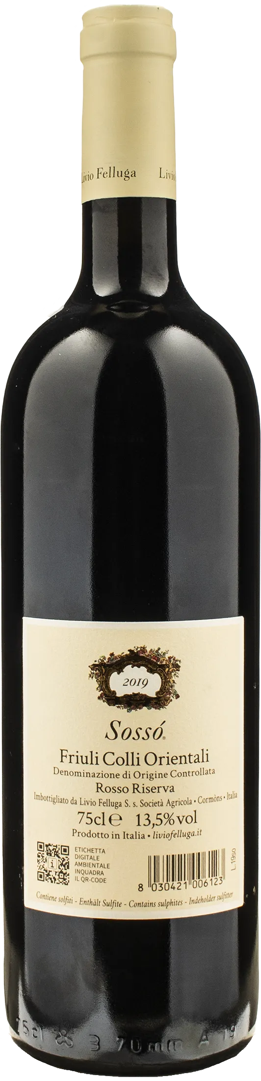 Livio Felluga Sosso Rosso Riserva 2019 - Image 2
