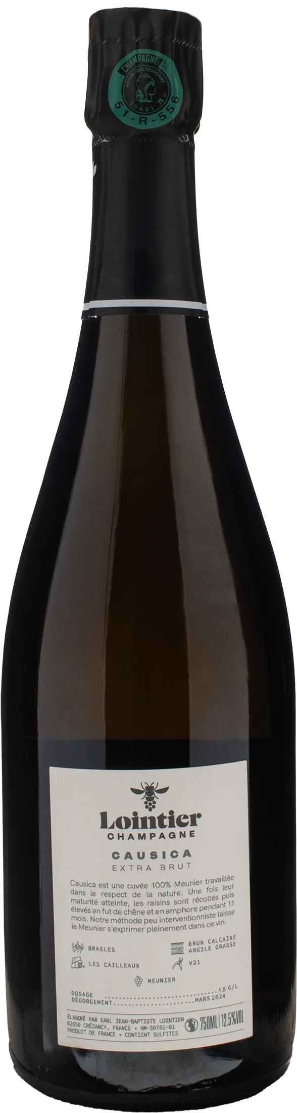Lointier Champagne Causica Extra brut - Image 2
