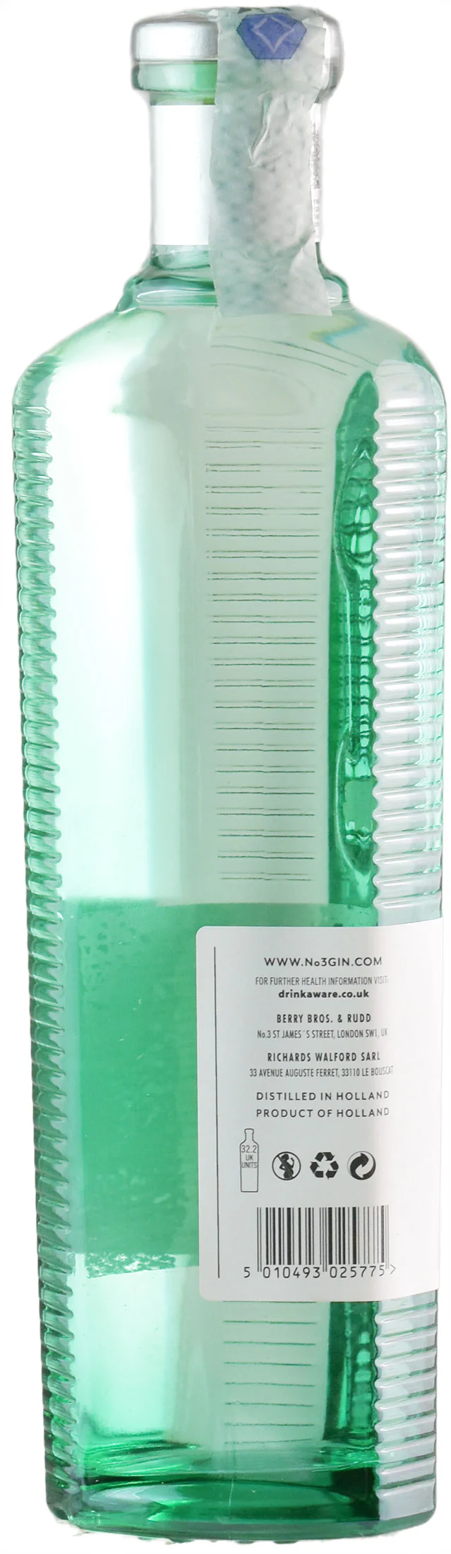 London n°3 London Dry Gin 0.7L - Image 2