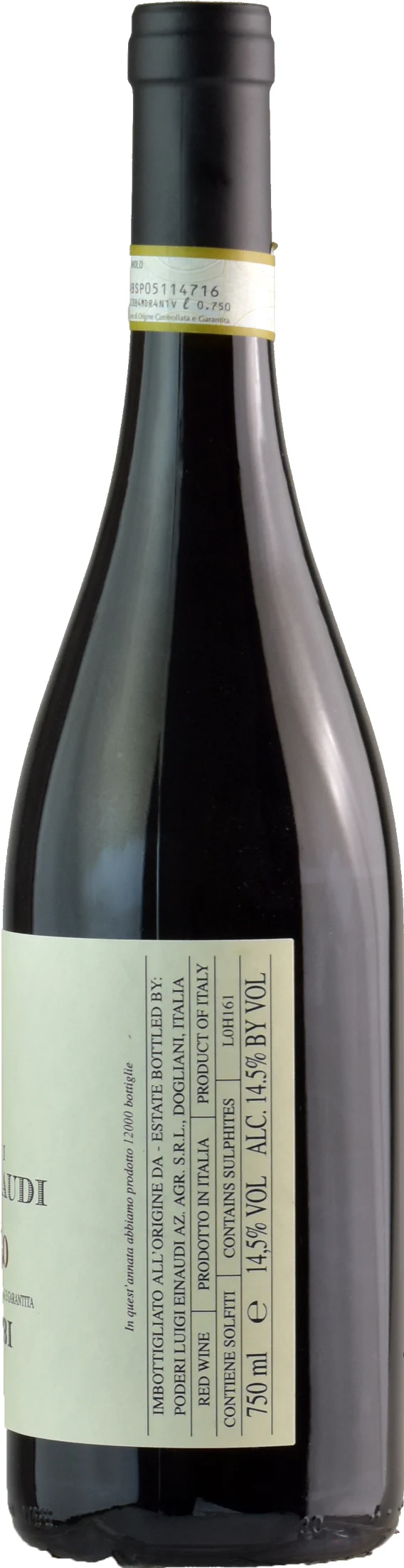 Luigi Einaudi Barolo Cannubi 2017 - Image 2