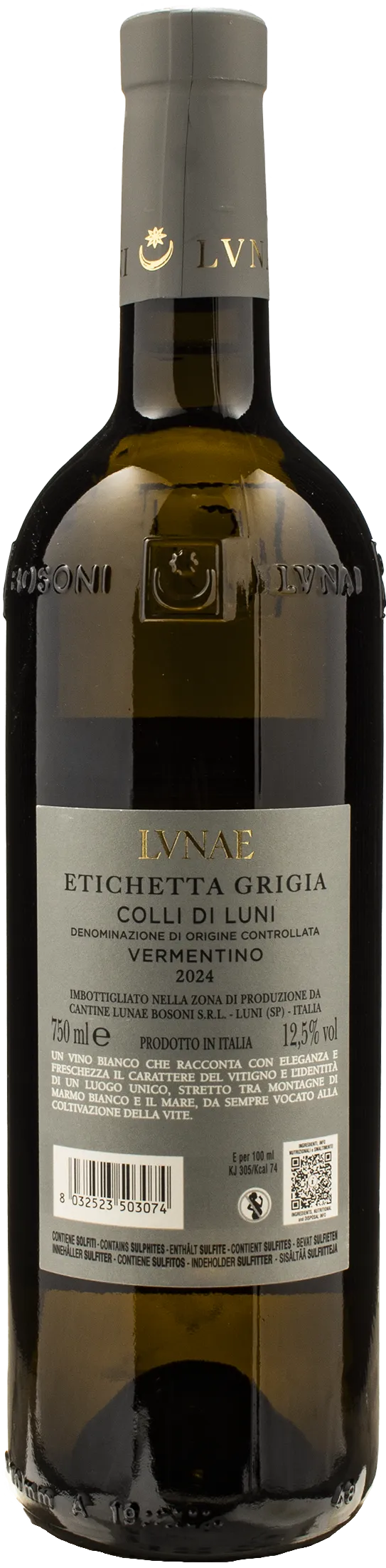 Lunae Bosoni Colli di Luni Vermentino Etichetta Grigia Lvnae 2024 - Image 2