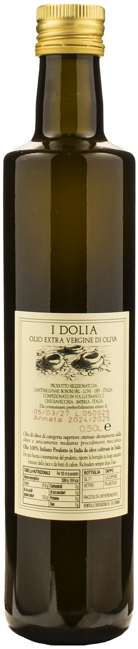 Lunae Bosoni Extra Virgin Olive Oil I Dolia 0.5L 2024 - Image 2