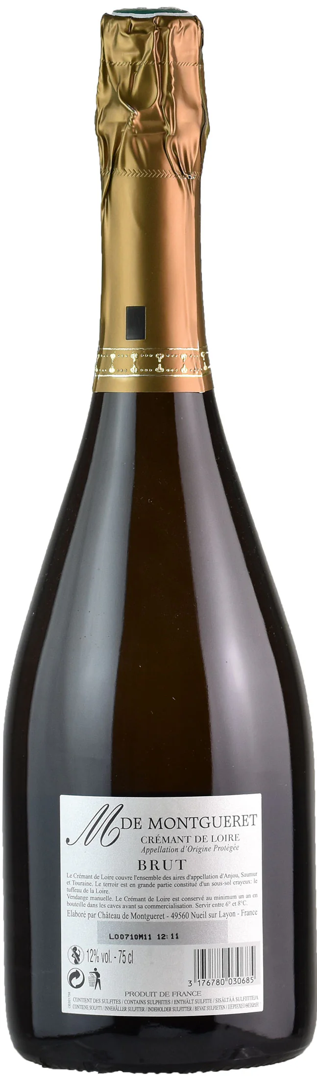 M De Montgueret Cremant de Loire Brut - Image 2