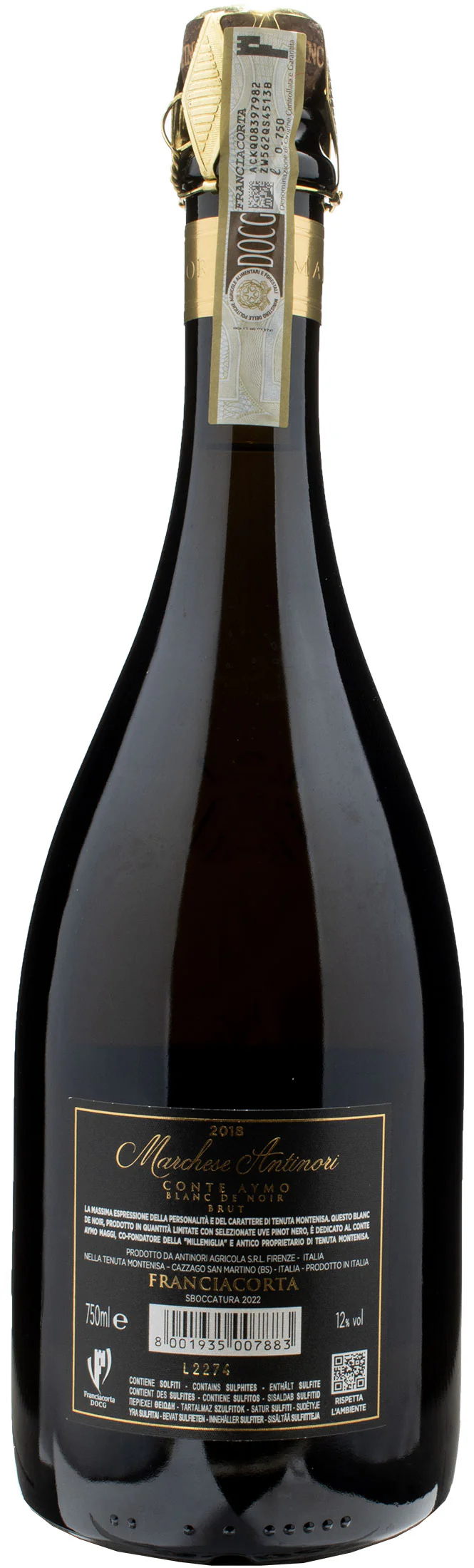 Marchese Antinori Conte Aymo Blanc de Noir 2018 - Image 2