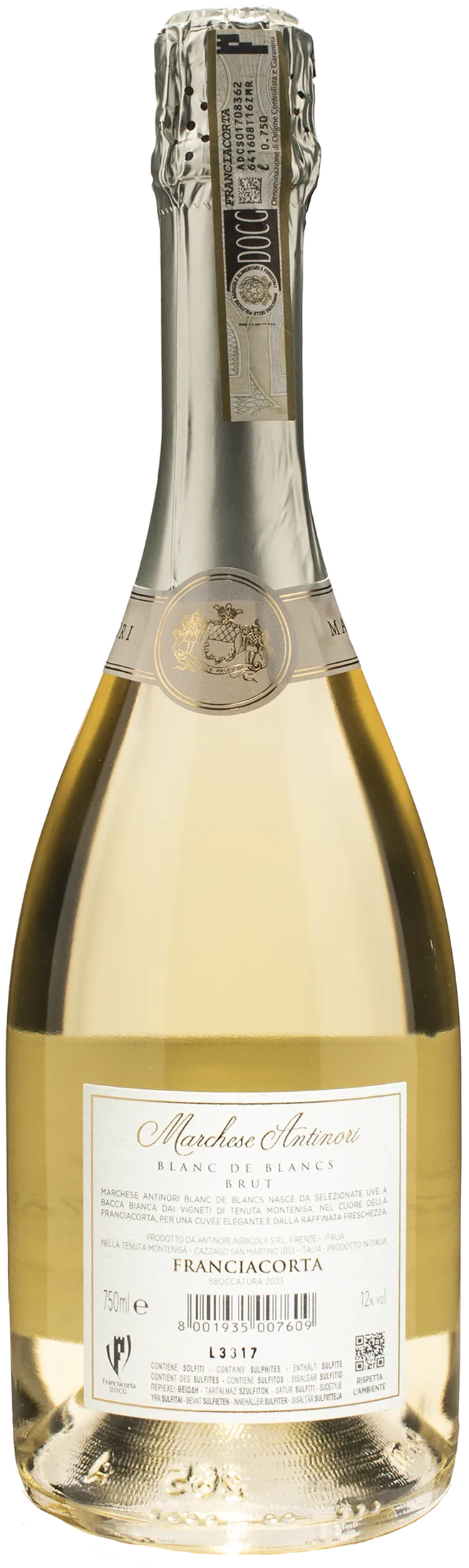 Marchese Antinori Tenuta Montenisa Franciacorta Blanc de Blancs Brut - Image 2