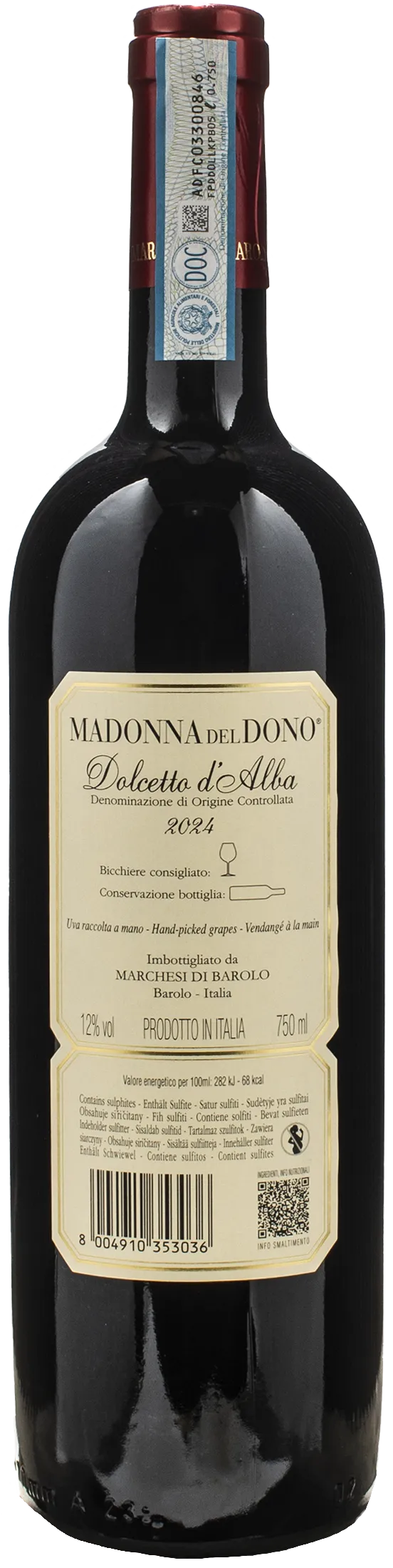 Marchesi di Barolo Dolcetto d'Alba Madonna del Dono 2024 - Image 2