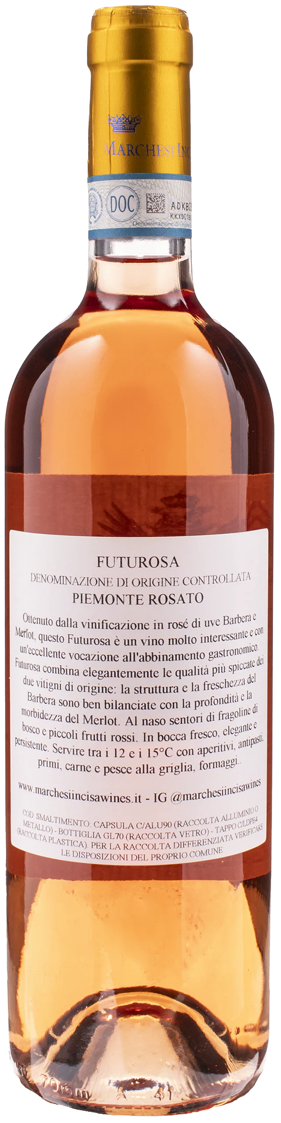 Marchesi Incisa della Rocchetta Rosato Futurosa 2023 - Image 2