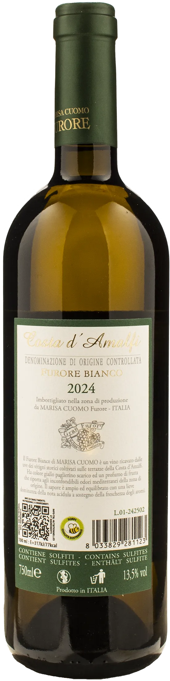 Marisa Cuomo Costa d'Amalfi Furore Bianco 2024 - Image 2