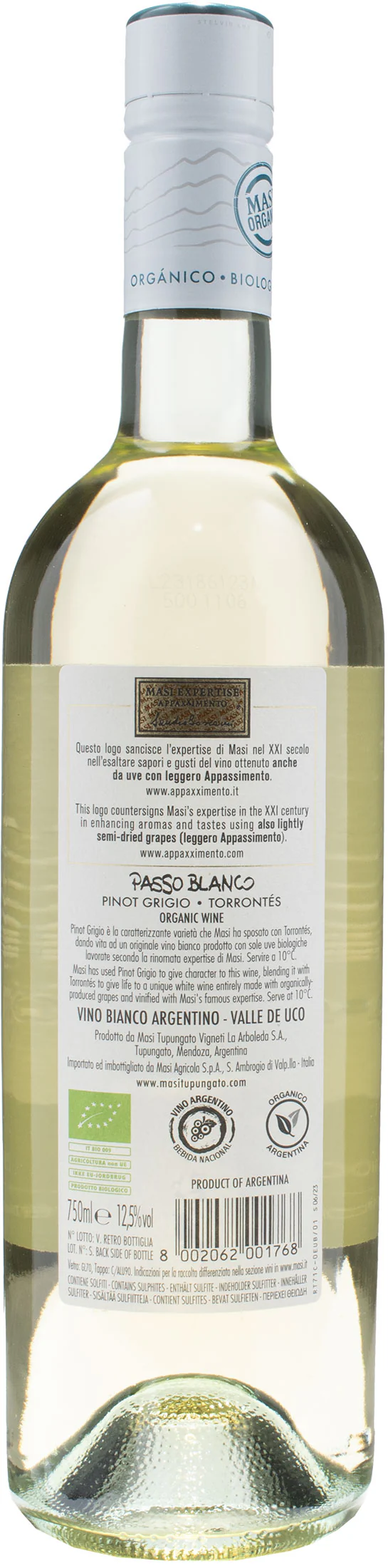 Masi Tupungato Passo Blanco Pinot Grigio 2023 - Image 2