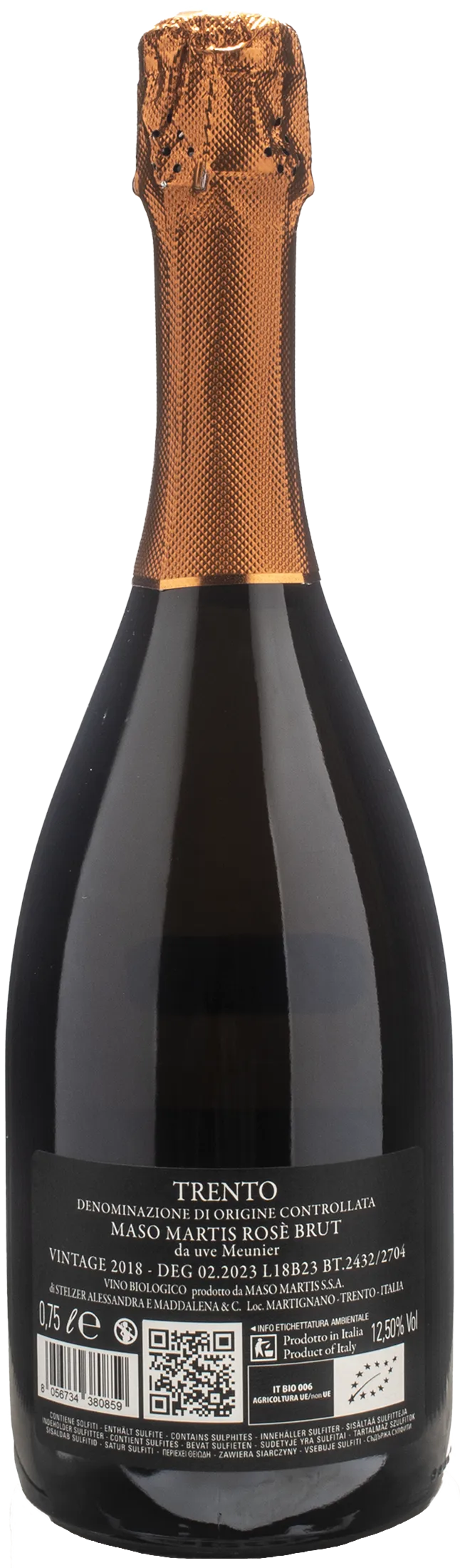 Maso Martis Monsieur Martis Rosè Brut 2018 - Image 2