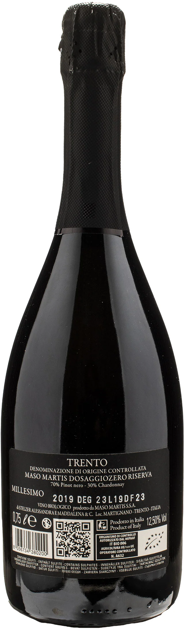 Maso Martis Trento Dosaggio Zero Riserva 2019 - Image 2