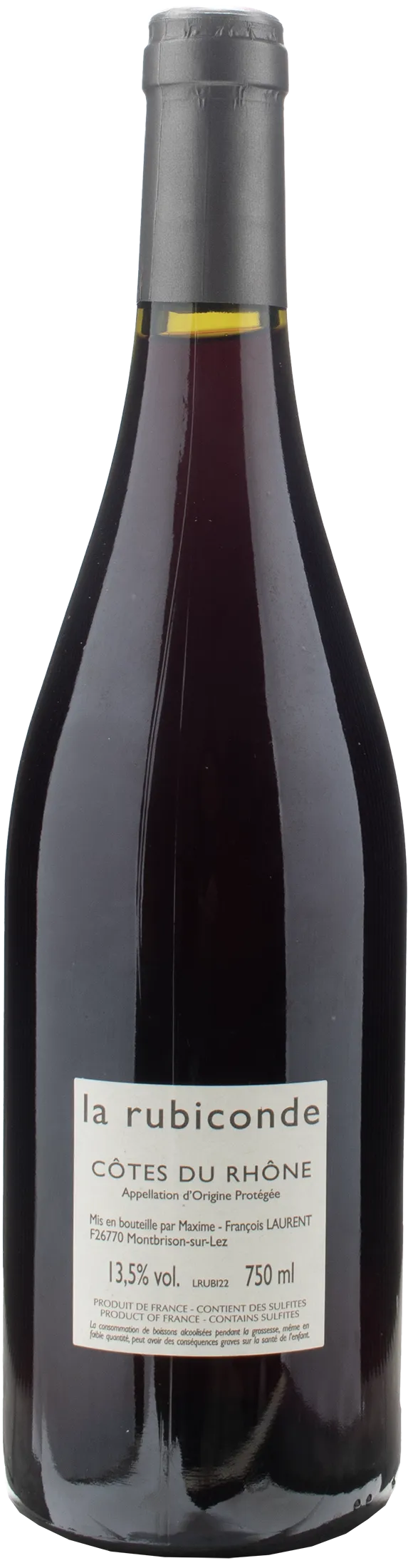 Maxime Francois Laurent Cotes du Rhone La Rubiconde 2022 - Image 2