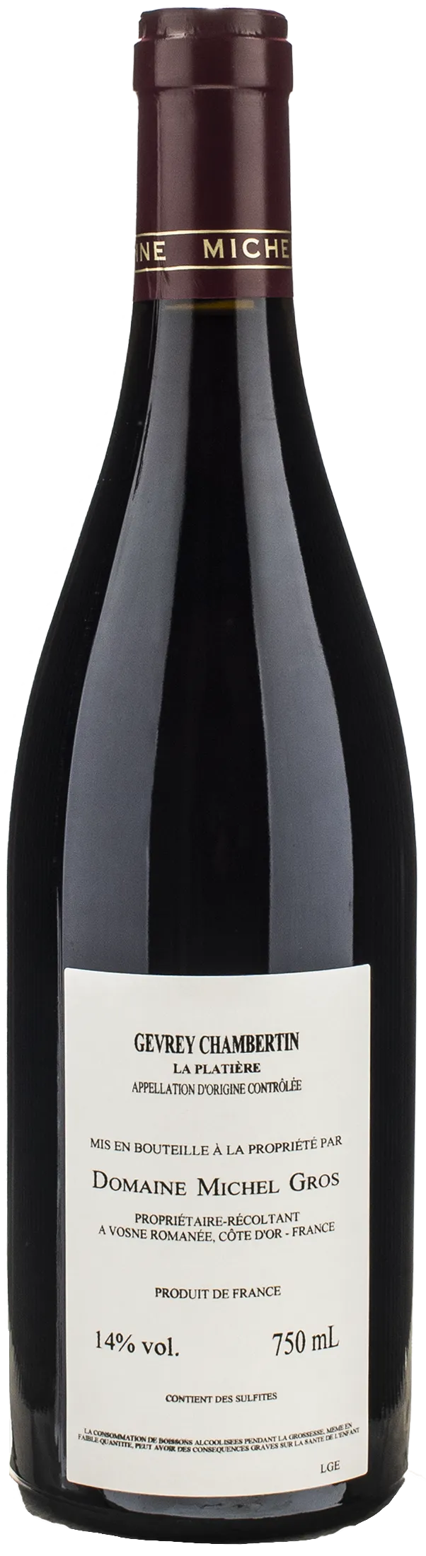 Michel Gros Gevrey Chambertin La Platiere 2022 - Image 2