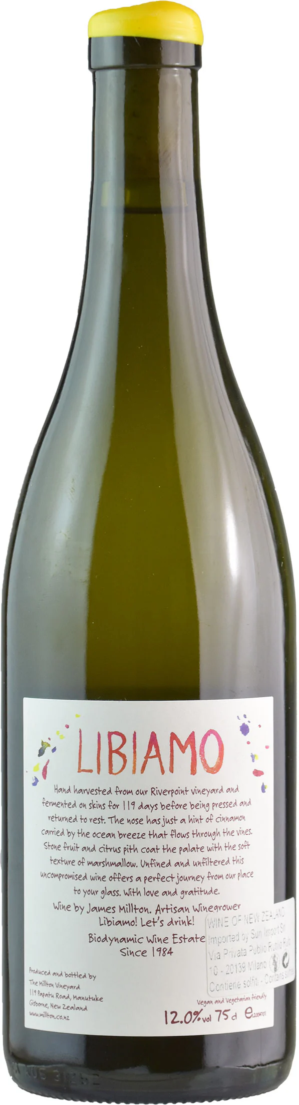Millton Vineyards Libiamo Muscat Gisborne 2020 - Image 2