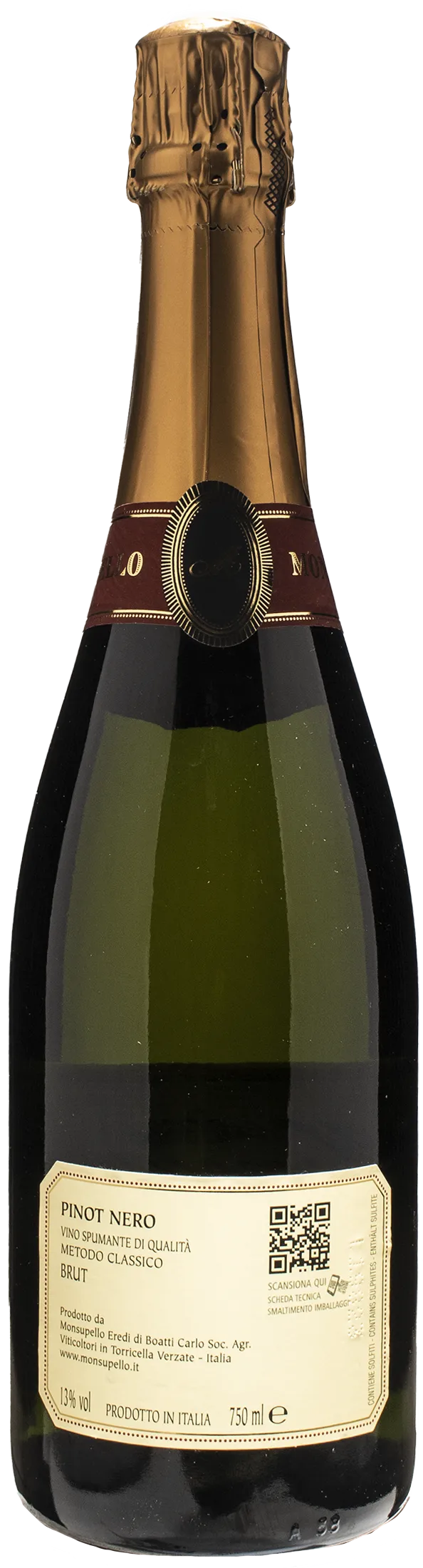 Monsupello Brut Metodo Classico - Image 2