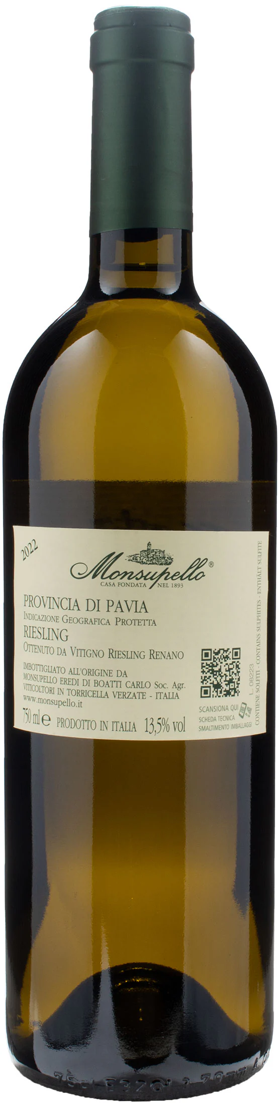 Monsupello Riesling 2022 - Image 2