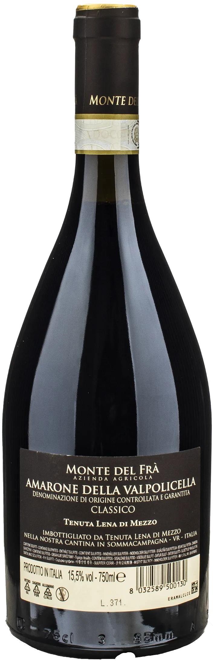 Monte del Fra Tenuta Lena di Mezzo Amarone della Valpolicella Classico 2019 - Image 2