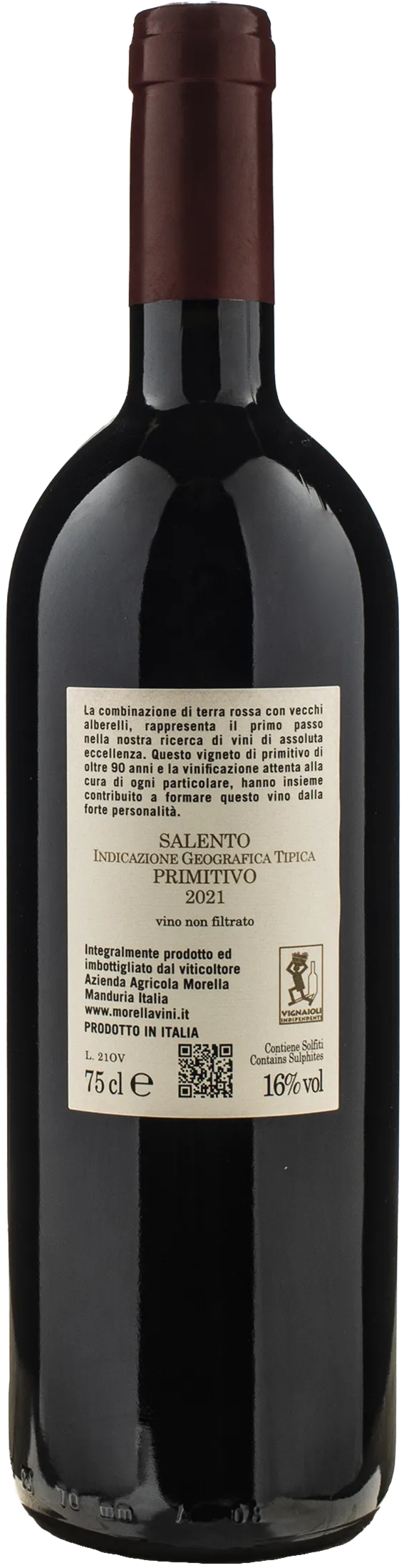 Morella Old Vines Primitivo 2021 - Image 2