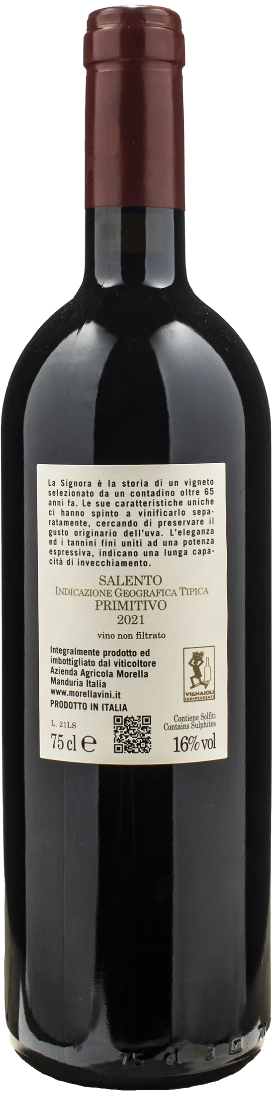 Morella Primitivo La Signora 2021 - Image 2