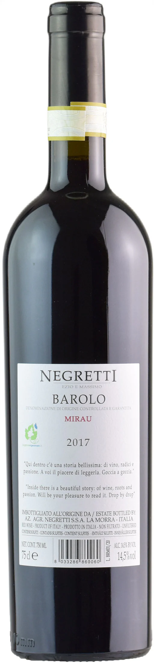 Negretti Barolo Mirau 2017 - Image 2