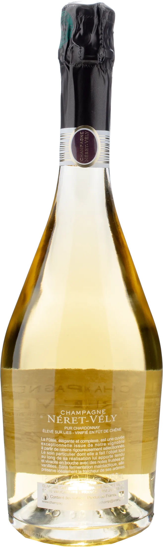 Neret Vely Champagne Blanc de Blancs La Futee Brut Nature - Image 2