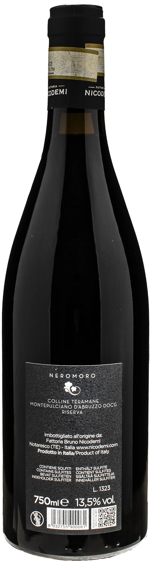 Nicodemi Montepulciano d'Abruzzo Neromoro Riserva 2017 - Image 2
