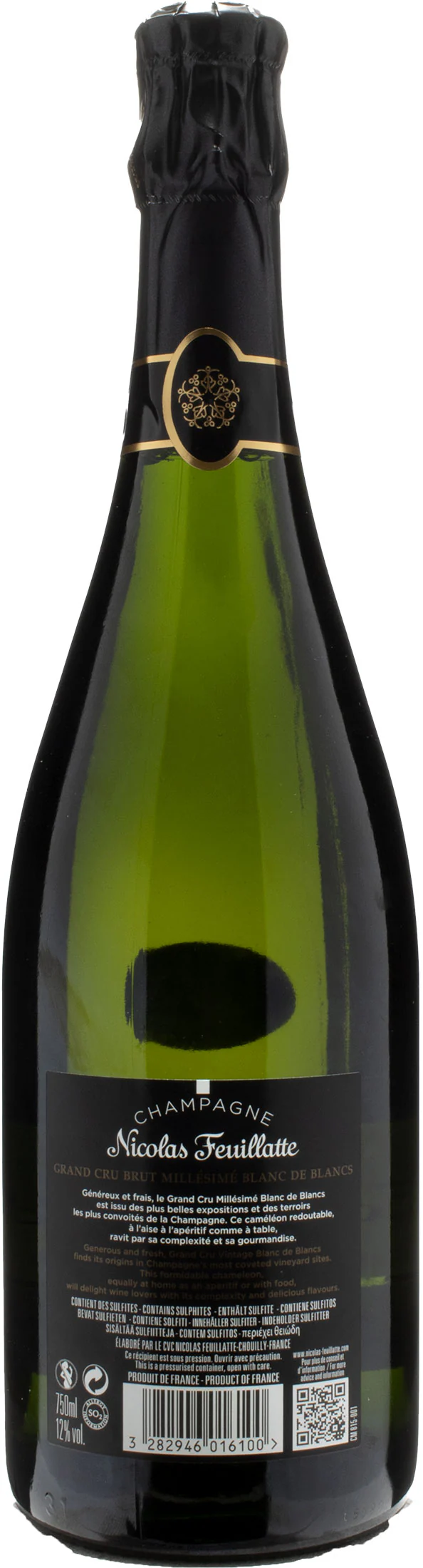 Nicolas Feuillatte Champagne Grand Cru Blanc de Blancs Millésime Brut 2011 - Image 2