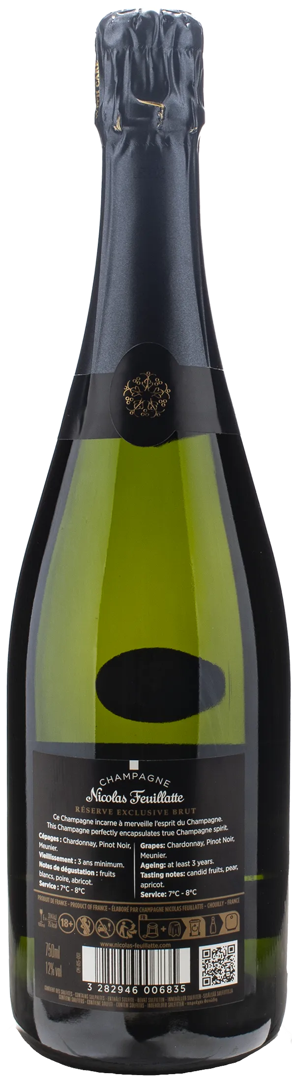 Nicolas Feuillatte Champagne Reserve Exclusive Brut - Image 2